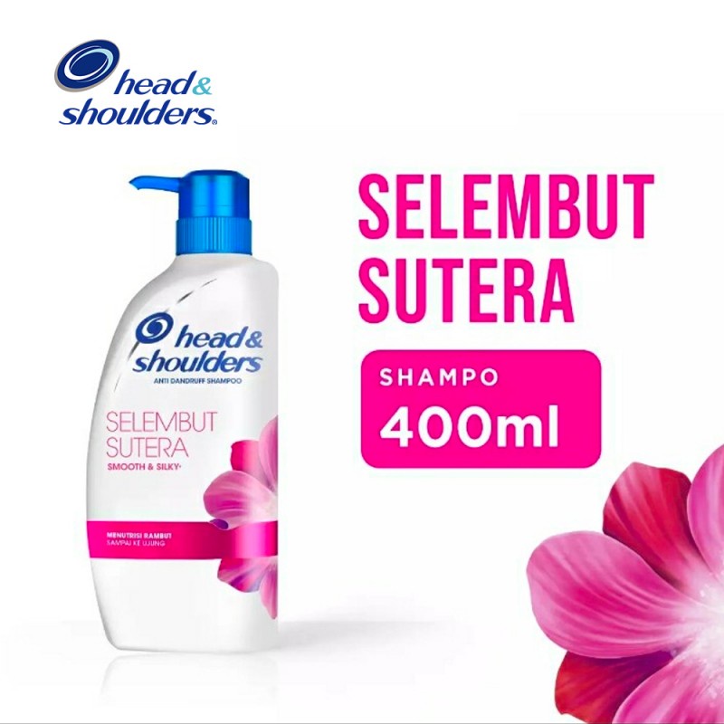 Head &amp; Shoulders Shampoo Anti Ketombe Smooth and Silky - 400 ml