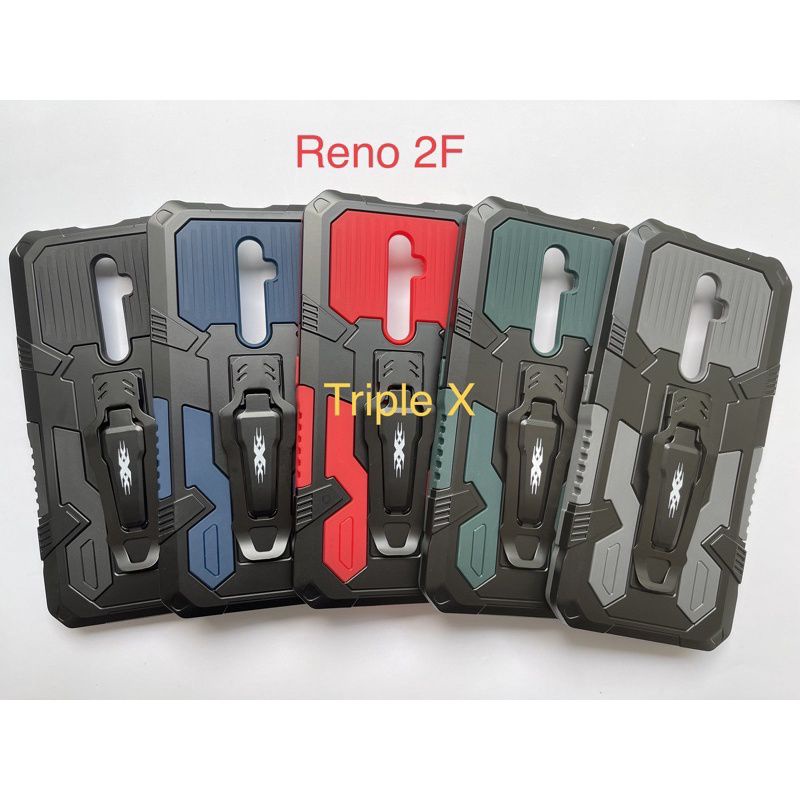 HARDCASE OPPO RENO 2F I-CRISTAL STANDING HANDPHONE