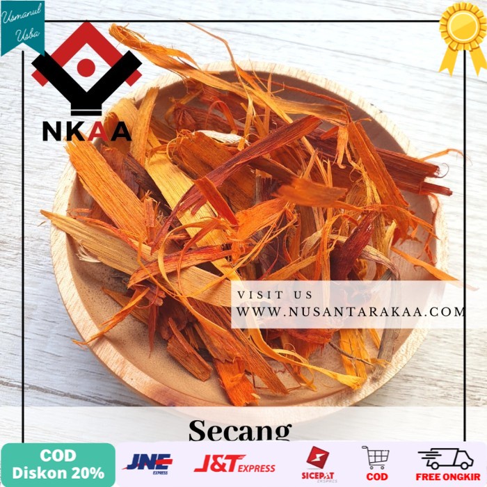 

◾COD◾ Kayu secang 1kg - Orange, Potongan Serut