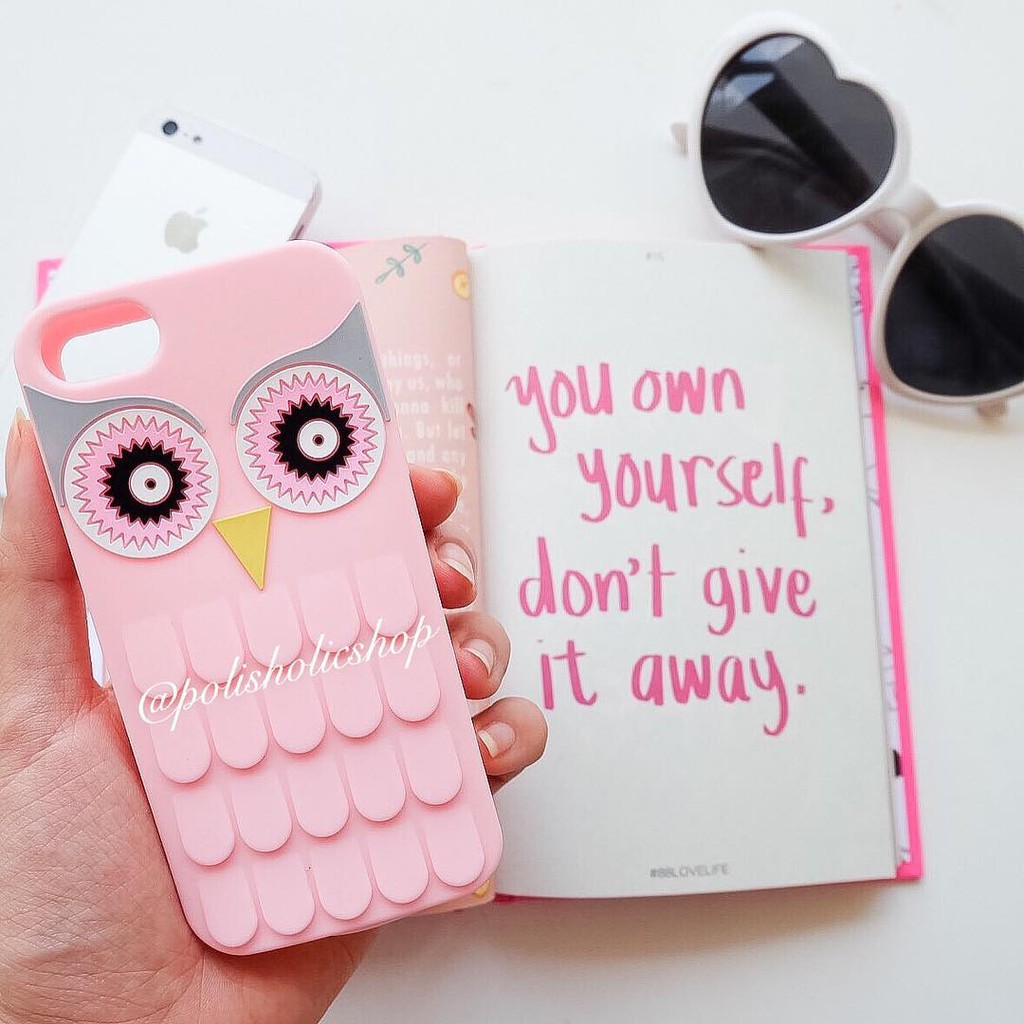 OWL i5 5s SE 6 6s 6s+ Silicone Softcase Casing HP / Cover Case Handphone