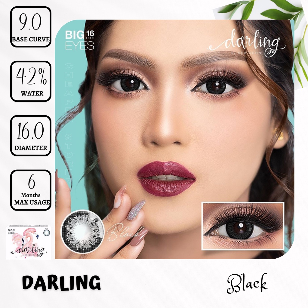 SOFTLENS X2 DARLING ( BIG EYES ) MINUS 3.25 SD 6.00