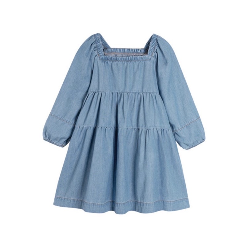 Dress Jeans Anak Impor, Gaun Jeans Anak Perempuan Simple, Keren dan Cute