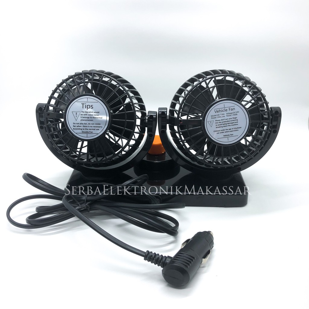Kipas Mobil Ganda Vehicle Fan Mitchell HX-T303 12Volt HX-T304 24Volt