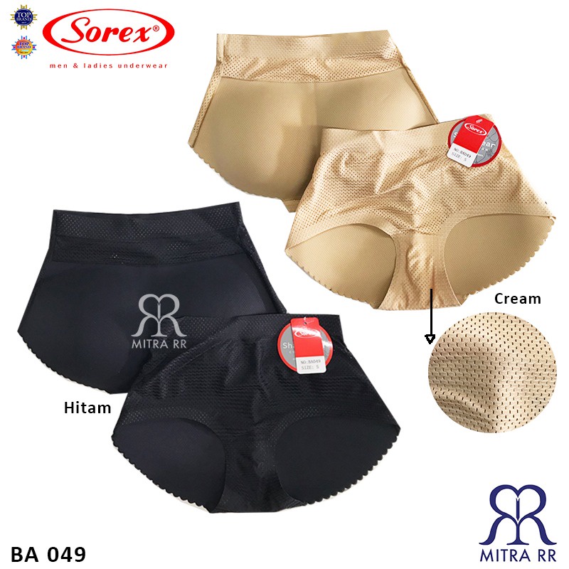 Sorex Celana Korset Seamless Busa Shapewear Collection BA050 / BA049 - CD Pantat Busa Tebal Shaping Panties