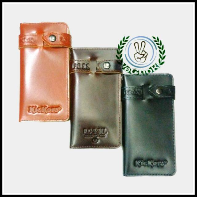 Dompet Pria Wanita Panjang Kulit Sapi Asli - Kickers Harley Davidson ADJ573