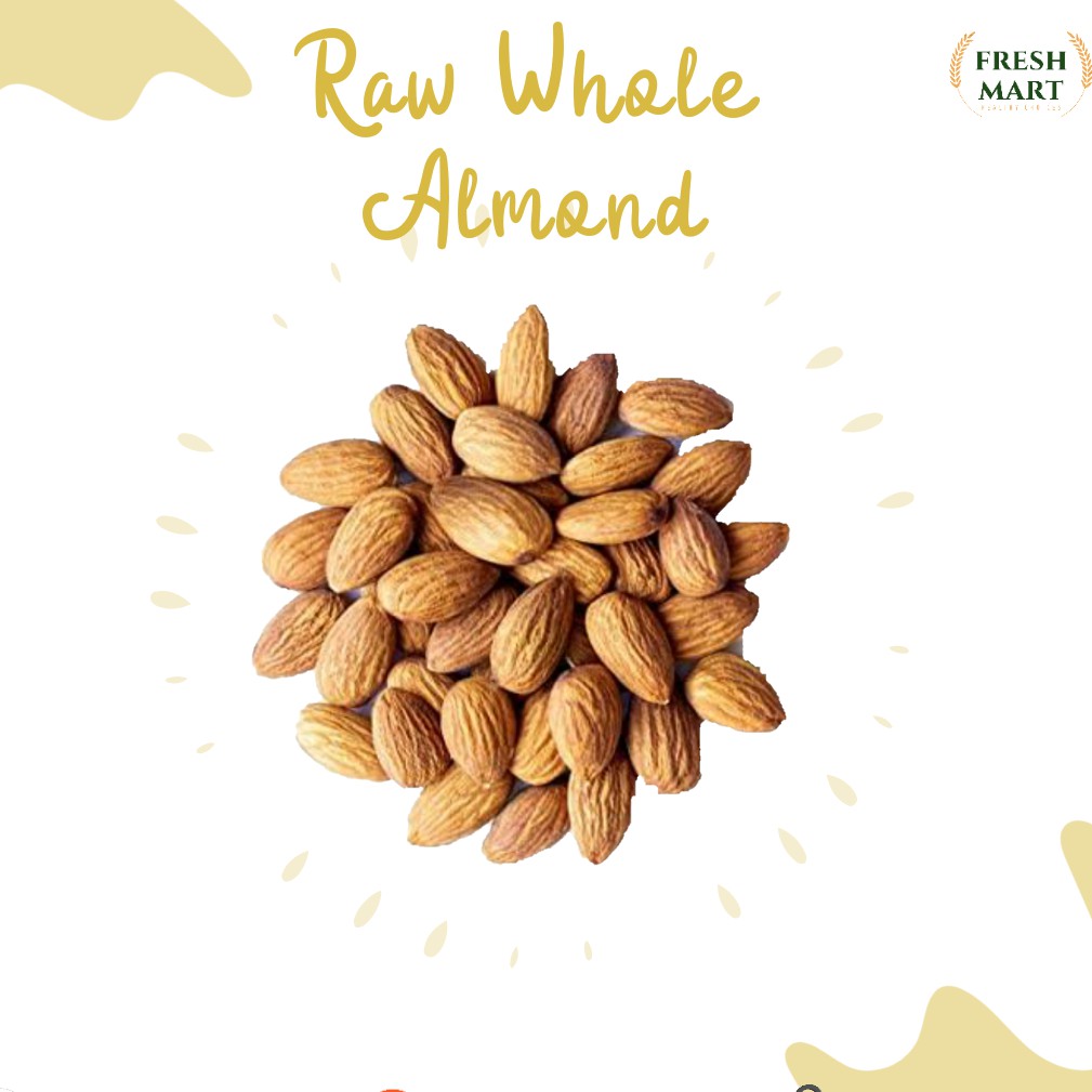 

Organic Raw Whole Almond Mentah 500gr