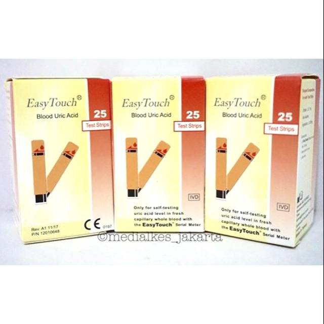 

Tes strip easytouch (diabetes, hb, asam urat, kolestrol)