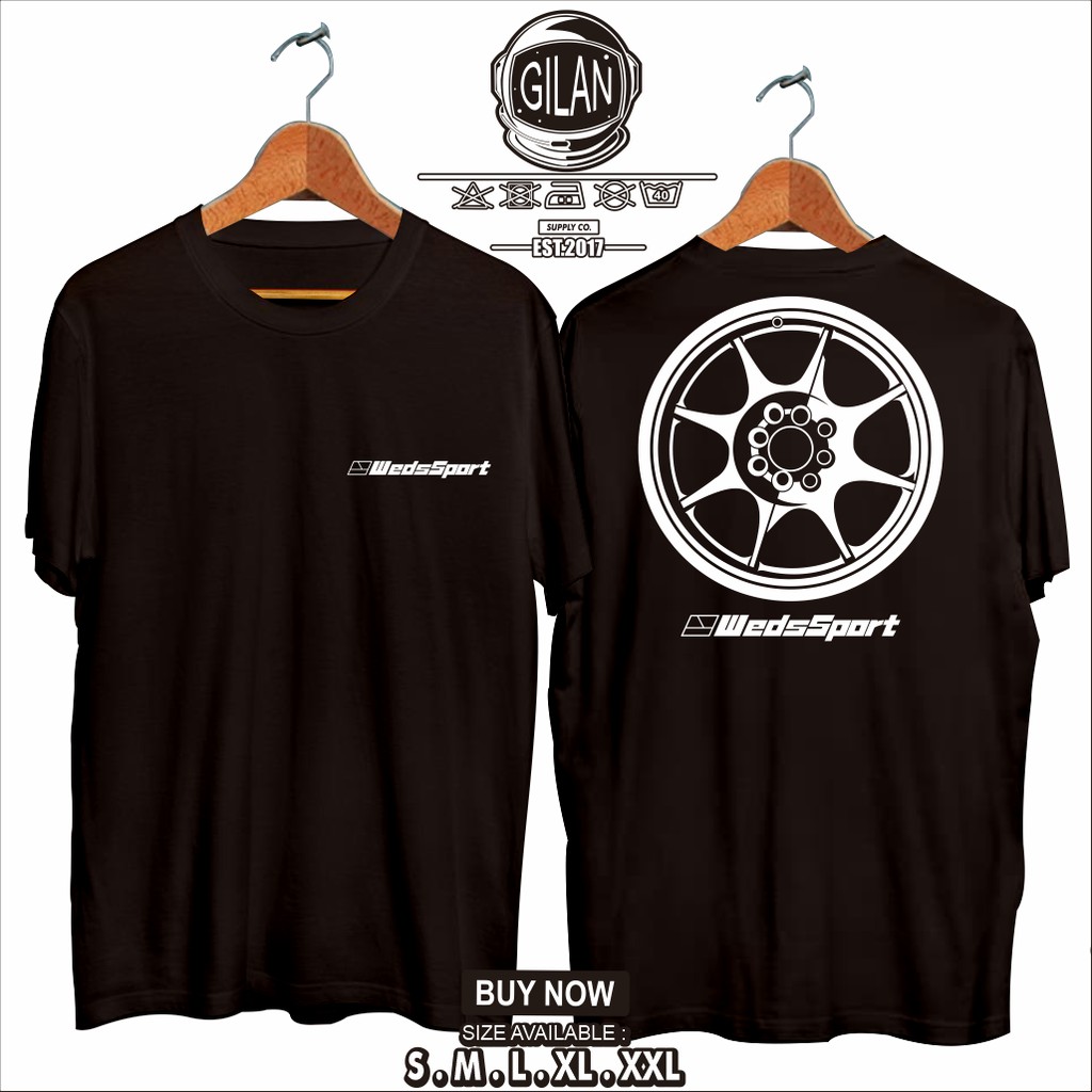 KAOS BAJU VELG PELEK MOBIL WEDSSPORT TC05 RACING OTOMOTIF -