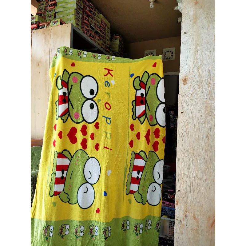 (300gr) SELIMUT BULU HALUS ABSTRAK MOTIF KARAKTER / SELIMUT IVANKA / SELIMUT KARAKTER (120 x 180)