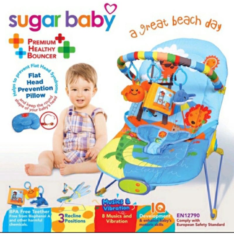 Sugarbaby premium healthy bouncer 3 recline