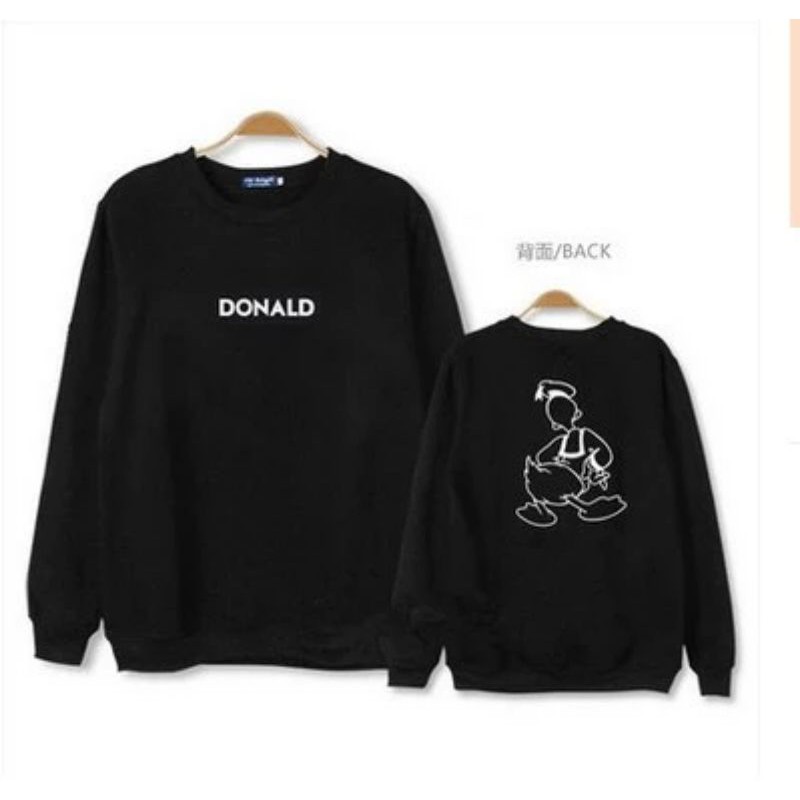 Basic Sweater BTS Kim Taehyung Style Donald Duck