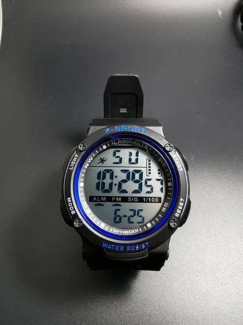 Jam tangan digital Sporty water Resist Lasika 901putih