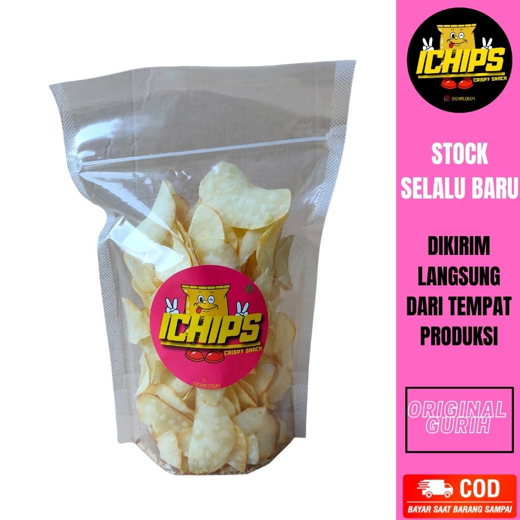 

Keripik Kripik Singkong Original Rasa Gurih Asin 125 Gram