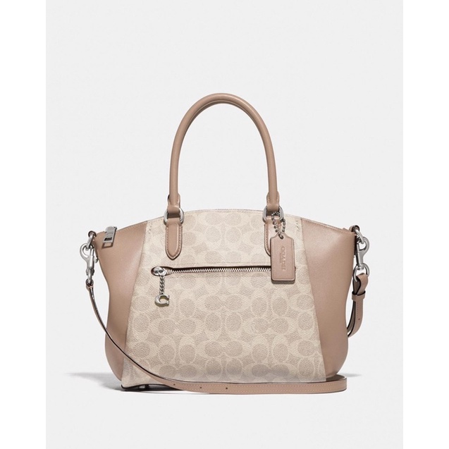 Coach Elise Satchel In Signature Canvas(79364)
