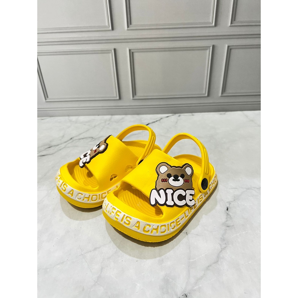 Sandal Selop Anak Laki-laki Perempuan Terbaru Tali Belakang Merek Dulux Terlaris