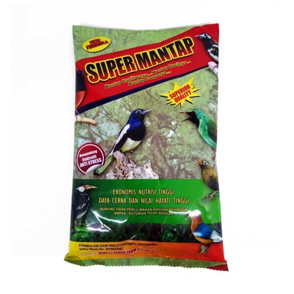 Superfit Super Mantap Voer Pur Pakan Makanan Burung Murai Kacer Jalak