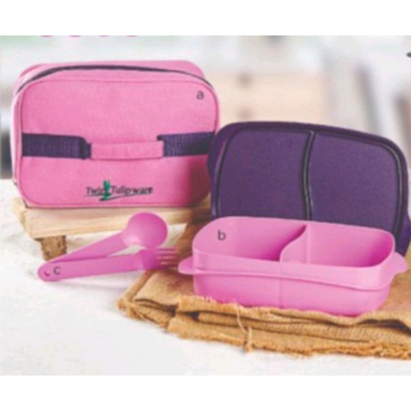 Twin meal set Tulipware