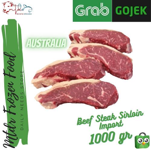 

Steak | Daging Sapi Sirloin Steak Impor Aus 1Kg