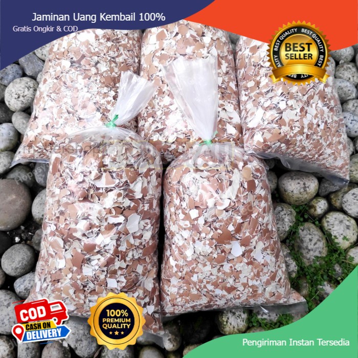 DSP | CANGKANG TELUR / KULIT CANGKANG TELUR 500gr (Bersih) 1000 gram   pupuk organik bahan campur pa