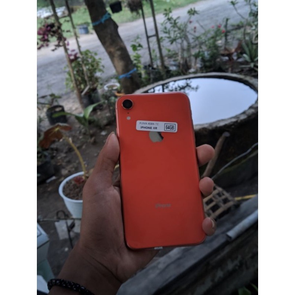 iphone xr 64gb coral second all operator