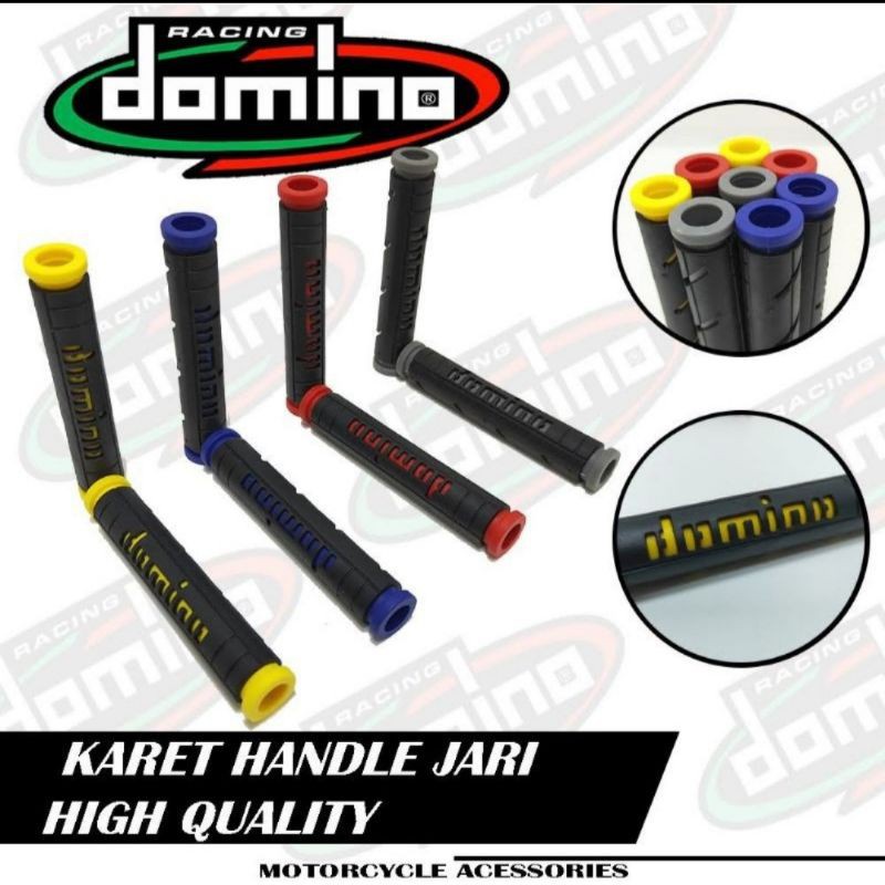 Karet Handle Motor Model Garis Karet Handle Rem &amp; Kopling Domino Garis Cocok Buat Semua Handle Bawaan Motor