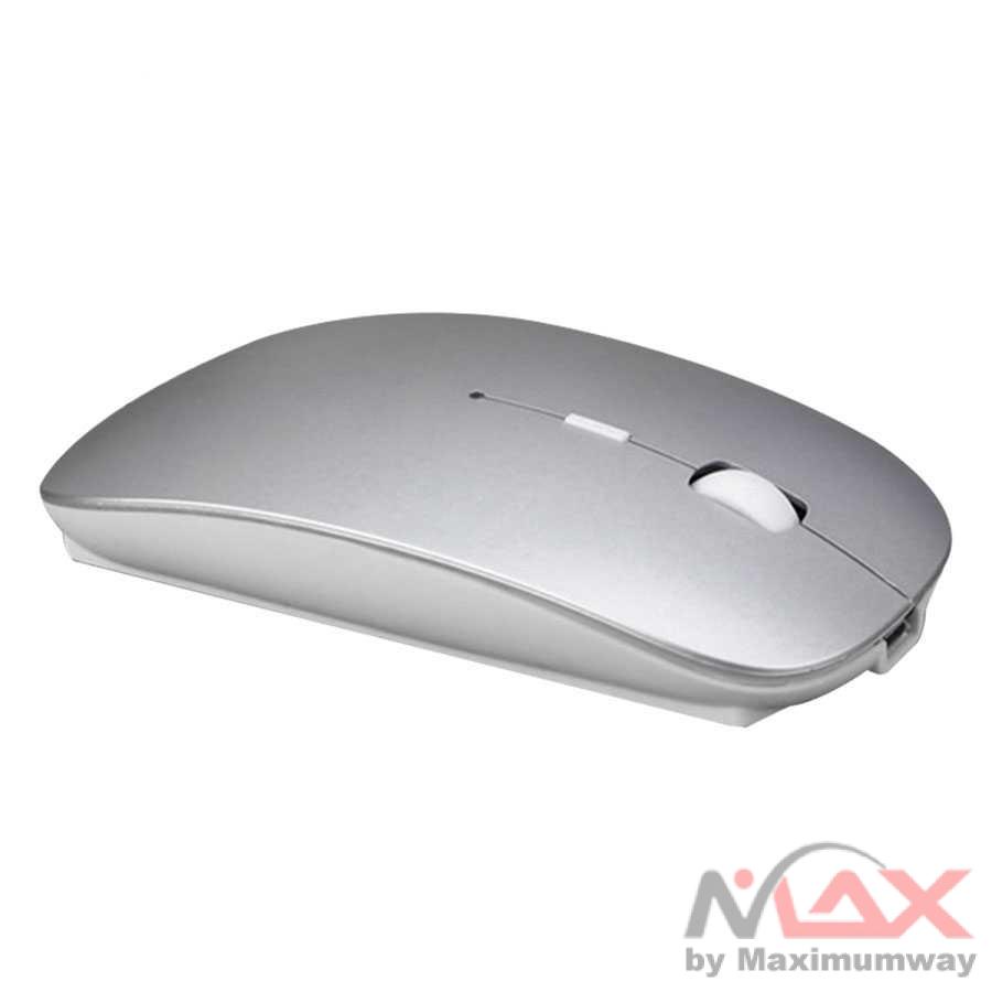 Mouse Wireless 2.4G Rechargeable - HS-09 Warna Silver