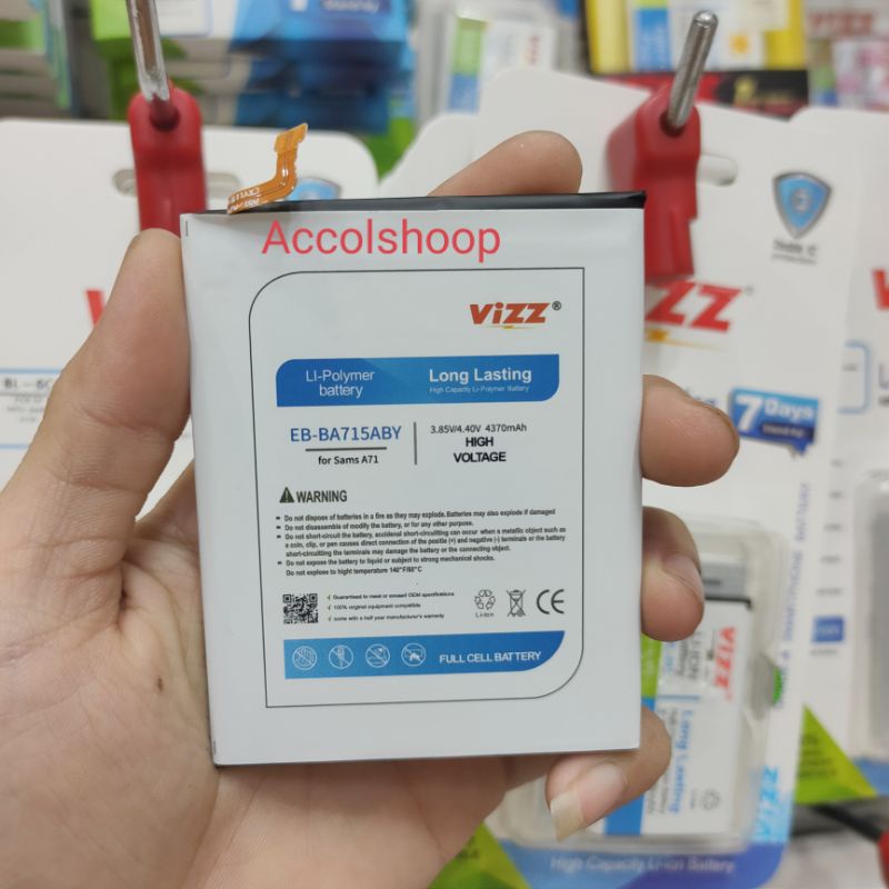 Baterai Batre Vizz Samsung A71 BA715ABY ORIGINAL Vizz