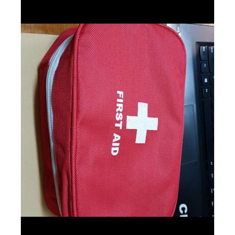 tas p3k pocket bahan nylon tas first aid kit plus isi lengkap murah