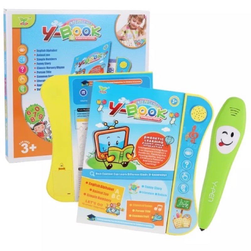 Y-book plus smart logic pen set - learning book - kado anak - hadiah anak