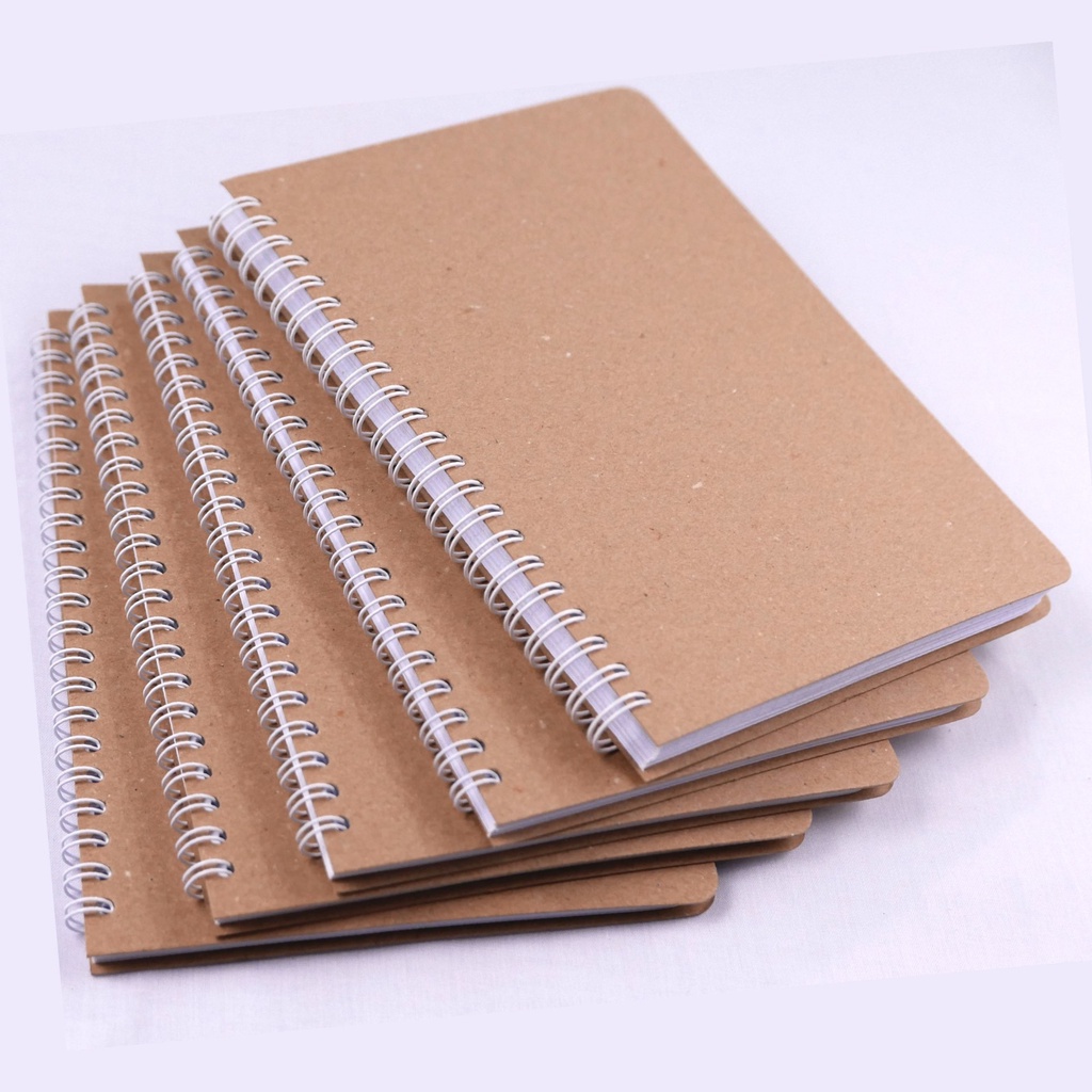 NOTEBOOK BASIC AESTHETIC BUKU TULIS catatan SPIRAL A5