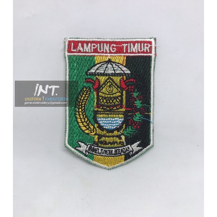 Bordir Logo Pemda Lampung Timur