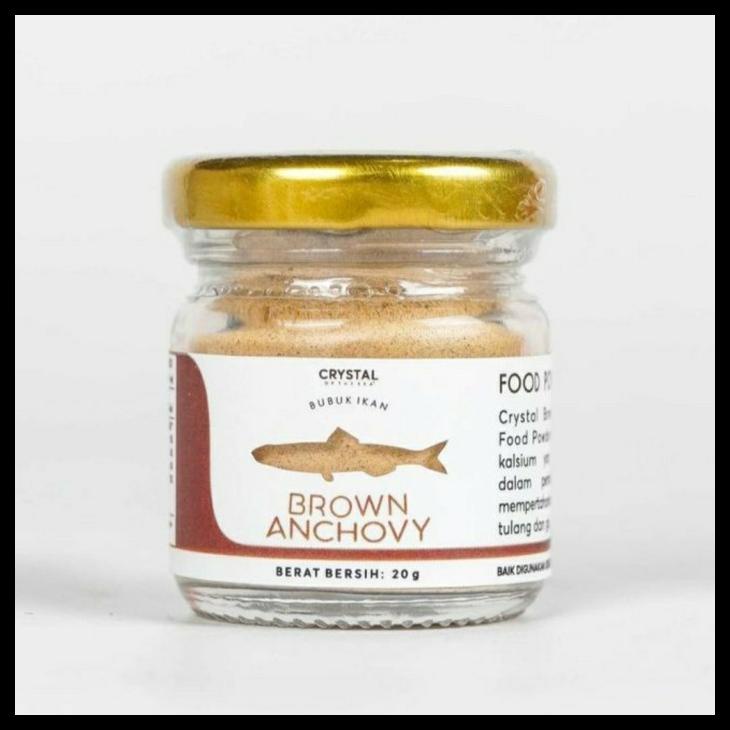 

[READY STOCK] BROWN ANCHOVY POWDER 20G/CRYSTAL OF THE SEA,BUBUK IKAN TERI/TERI JENGK