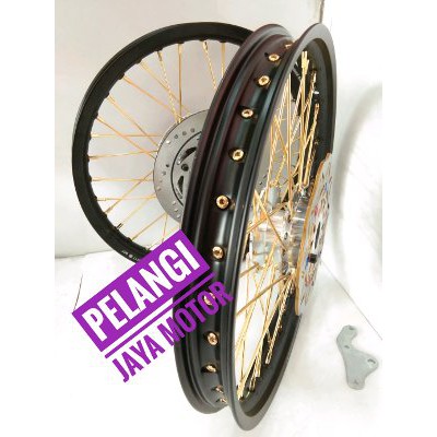 Sepaket Velg Tdr   Tromol Dpn Belimbing   Jari   Cakram  Plus Rakit   Motor Sonic   Satria fu