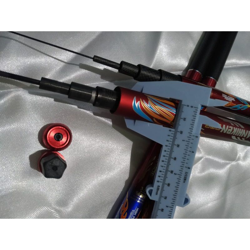 Joran Tegek Import Action Kaku Ujung Solid Cocok Untuk Bandeng Panjang 360 dan 450 Daihan Hiken Tege