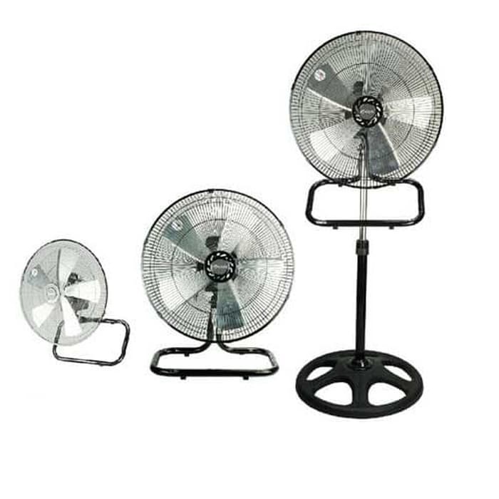 Kipas Angin 3 in 1 Kirin KIF-1831 (Stand fan, wall fan, desk fan)