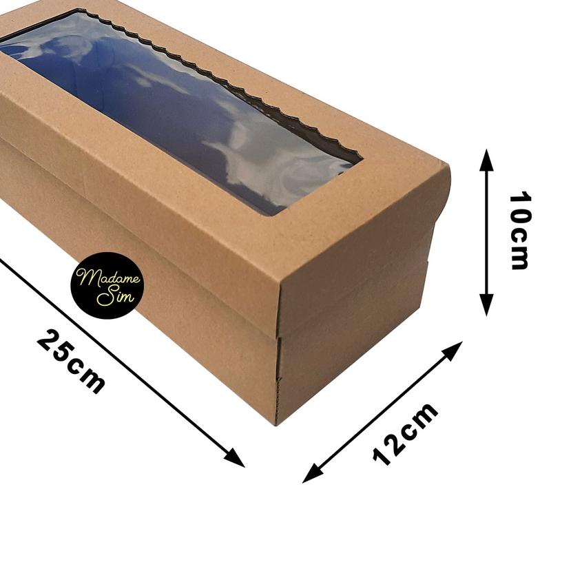 

KOTAK KUE - CAKE BOX - DUS BOLU 25 x 12 x 10 CM - MS-08 (ISI : 10 PCS)