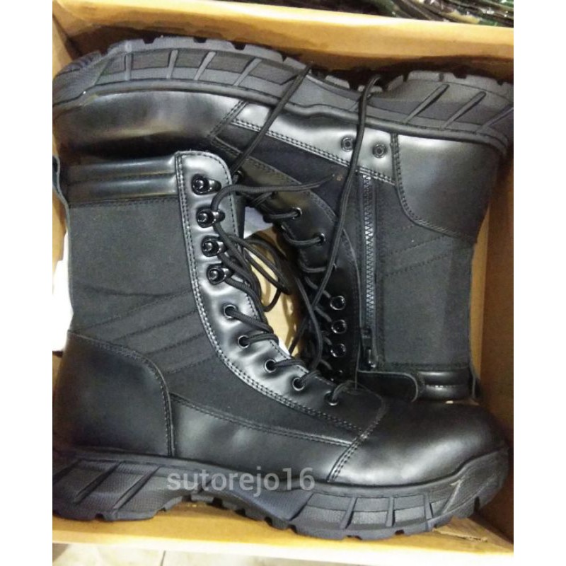 sepatu pdl brimob merk battle x jatah tahun 2020 ukuran 46 dan 41