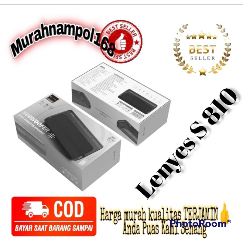 MN - Lenyes S 810 80W Boombass Speaker Wireless Bluetooth 5.0 Hi-fi Stereo Portable DSP Speaker Leny