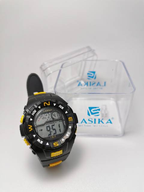 Jam tangan digital Sporty water Resist Lasika 877