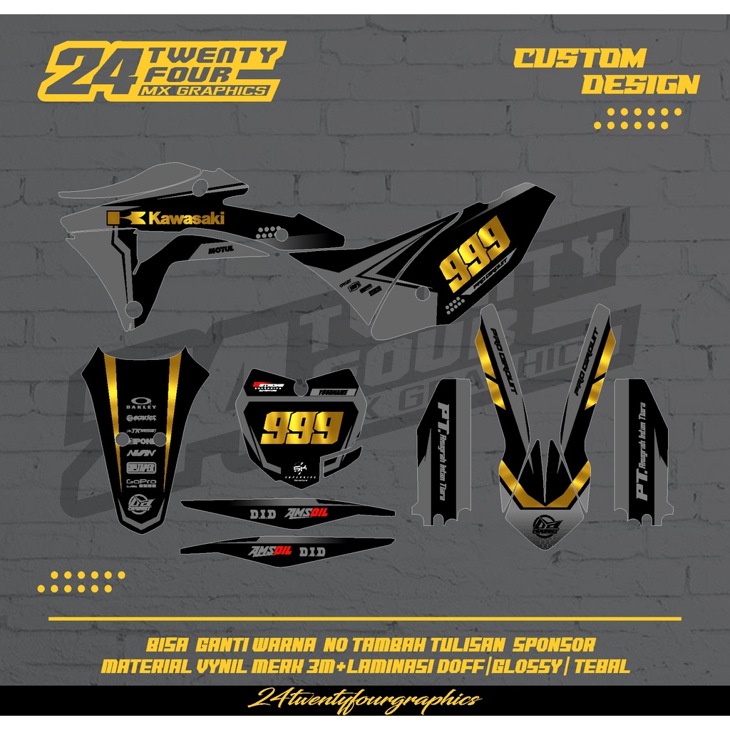 decal klx gordon full body 18 gold