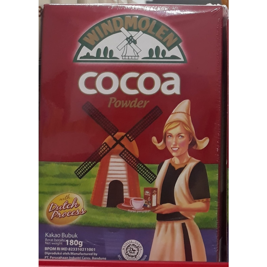 

Windmolen Cocoa Powder 165gr Coklat Bubuk Premium