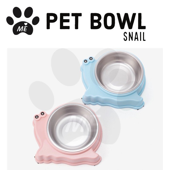 Pet Bowl Anti Slip &quot;SNAIL&quot; Tempat Makan Minum Hewan