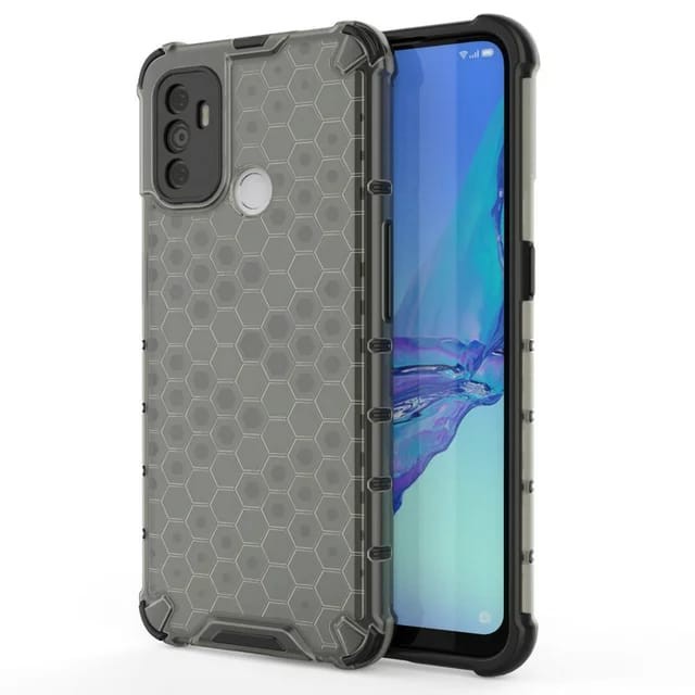 OPPO A96 / A76 / A95 / A74 4G / A54 / A53 / A33 SOFT CASE RUGGED ARMOR HONEYCOMB SERIES