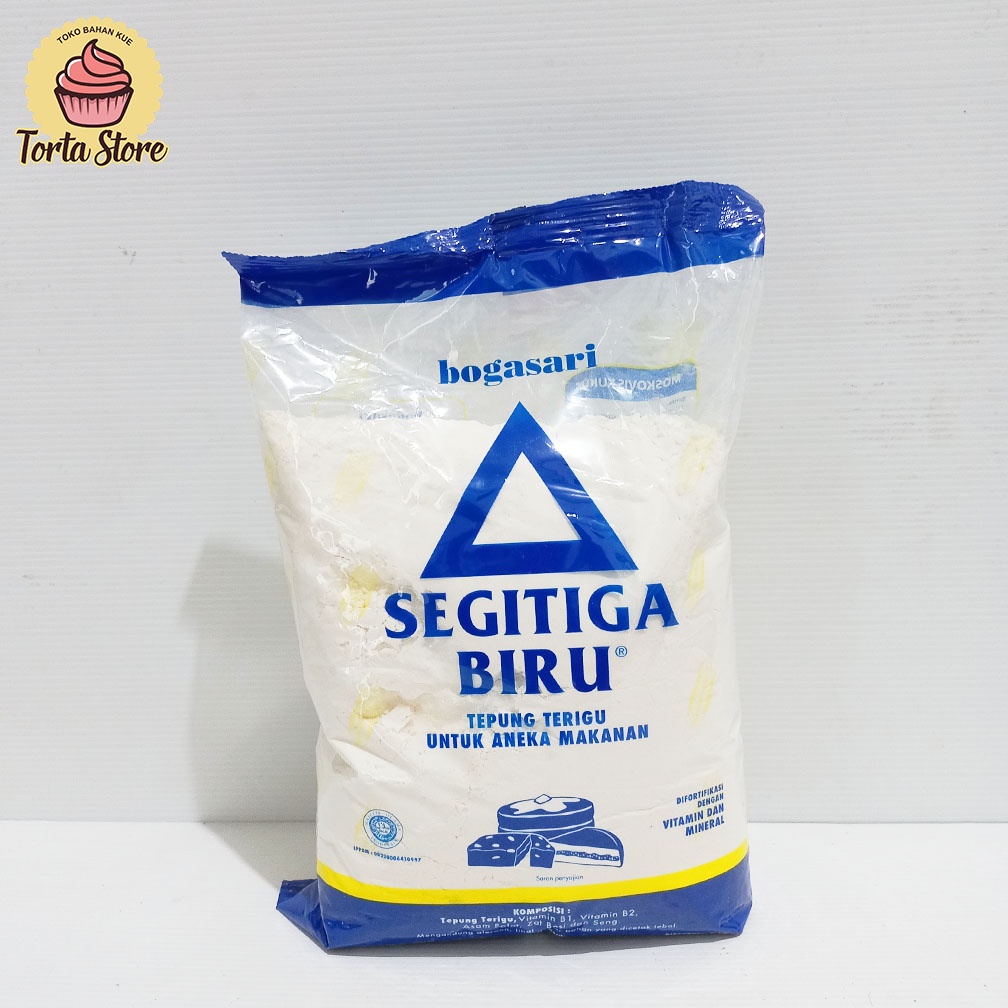 

Tepung Terigu Segitiga Biru 1kg / Tepung terigu Rendah Protein