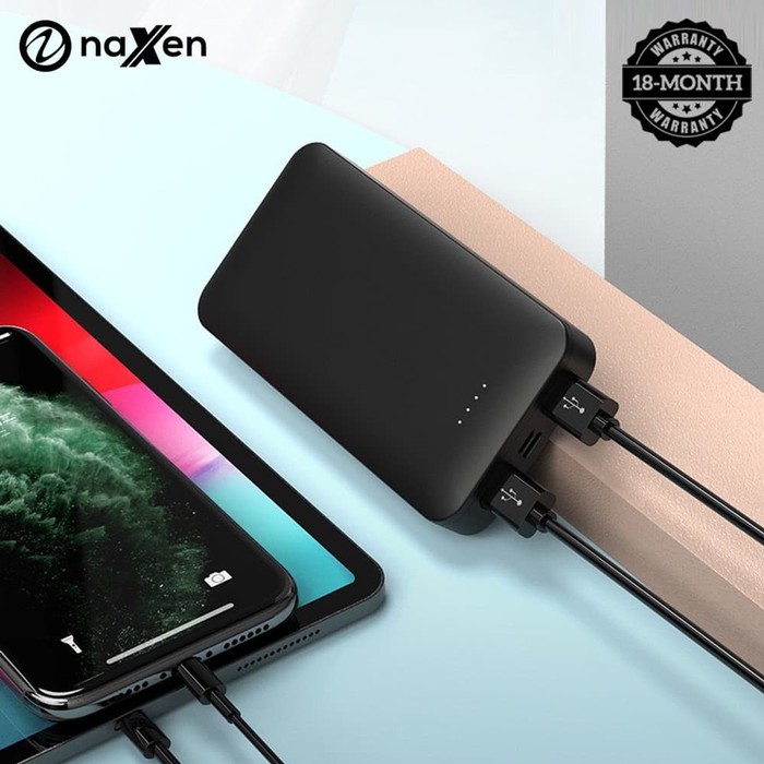 Powerbank 20000mAh Naxen Real Capacity 2A - Power Bank 20000Mah