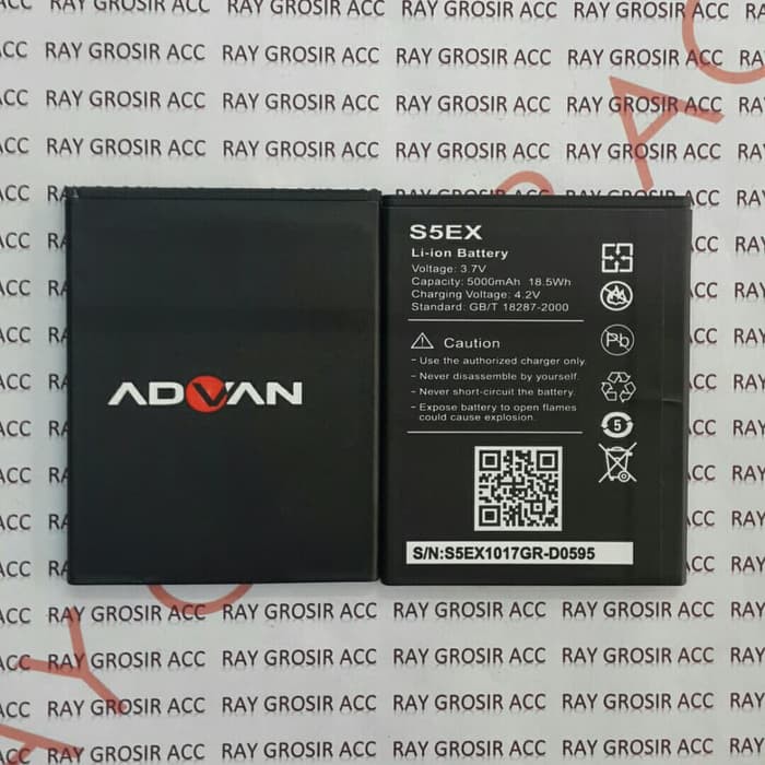 Baterai Original Double Power ADVAN Vandroid S5EX , S5 EX