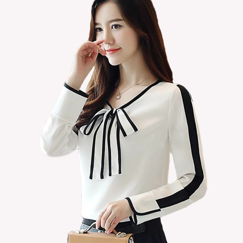 Blouse Tangan Panjang Wanita Gaya Korea Model Terbaru - XSHOP Gisel