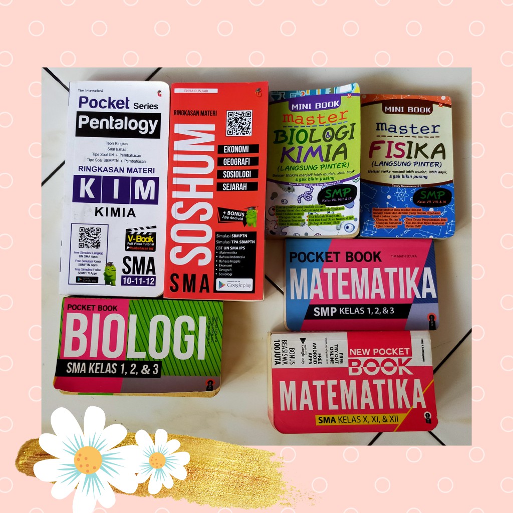 MINI BOOK MASTER POCKET BOOK SMP KELAS VII, VIII, IX