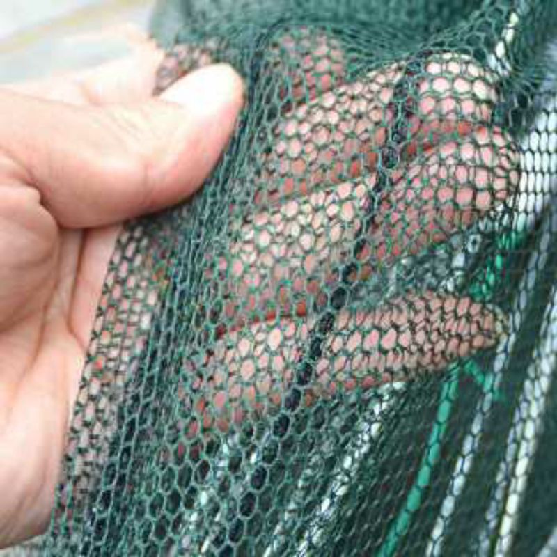 Jaring Pancing Ikan Udang Kepiting Hexagonal 8 Hole Fishing Net Trap Cage Ori