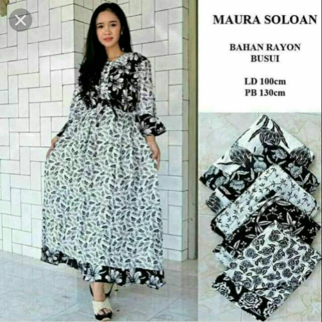 Longdres maura soloan gamis  murah  gamis  jumbo longdre 